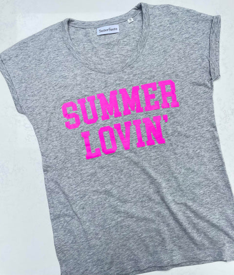 Grey SUMMER LOVIN' Tee