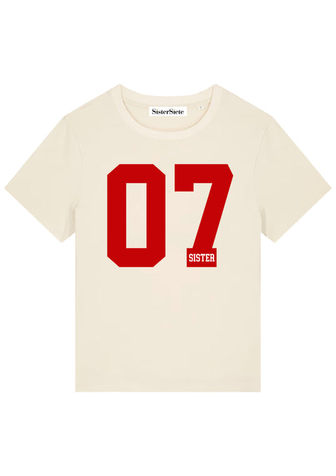07 SISTER Red Print Tee
