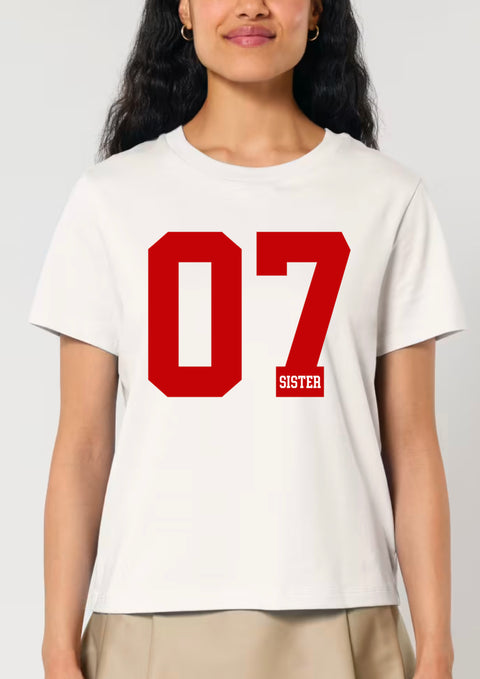07 SISTER Red Print Tee