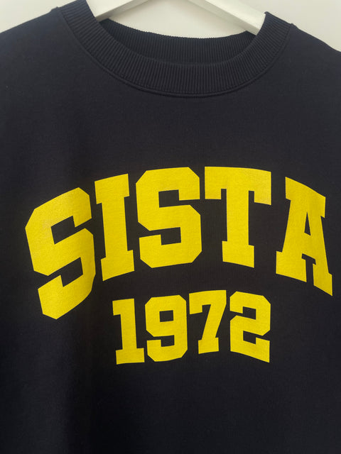 Navy SISTA 1972 Oversized Sweatsshirt