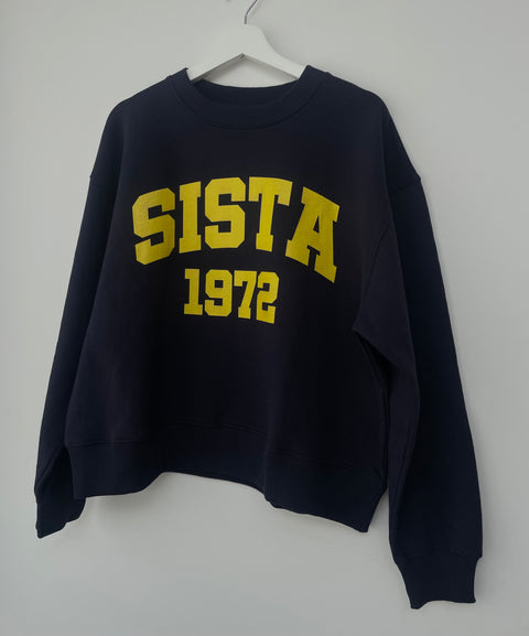 Navy SISTA 1972 Oversized Sweatsshirt
