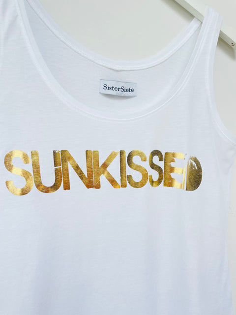 White Sunkissed Vest