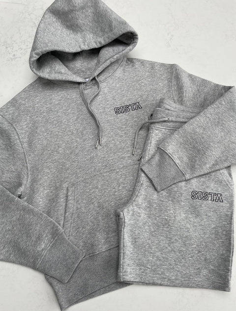 Oversized Grey Sista Hoodie