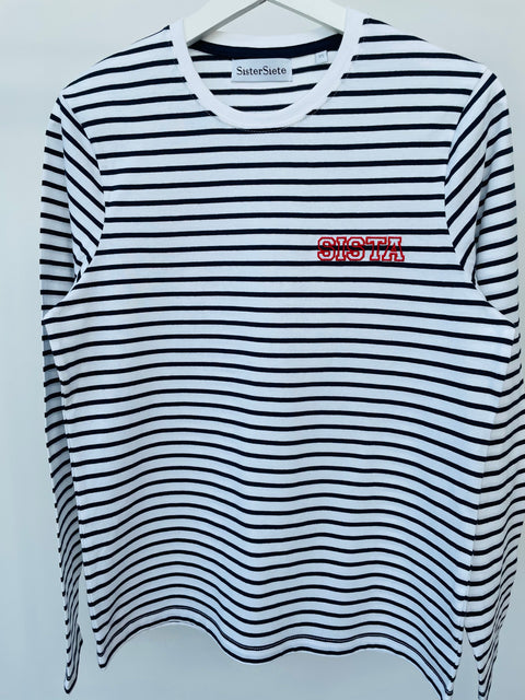 Stripe Sista Long-sleeve T-Shirt