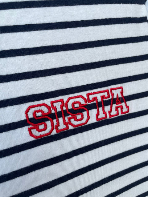 Stripe Sista Long-sleeve T-Shirt