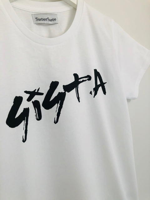 Sista Classic Fit White T-Shirt