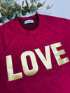 Red and Gold LOVE Sweatshirt