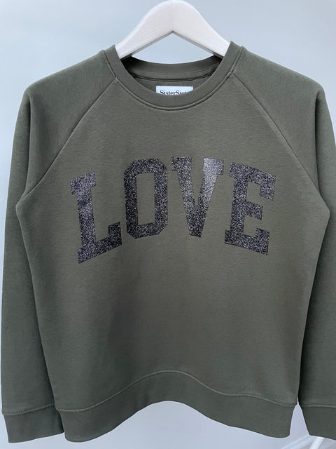 Khaki Love Sweatshirt