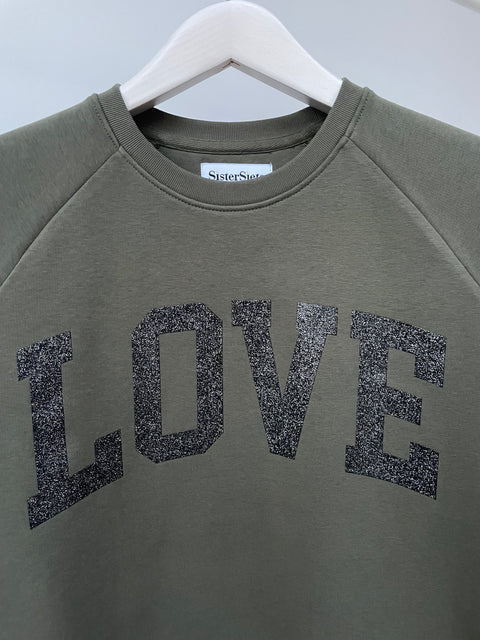 Khaki Love Sweatshirt