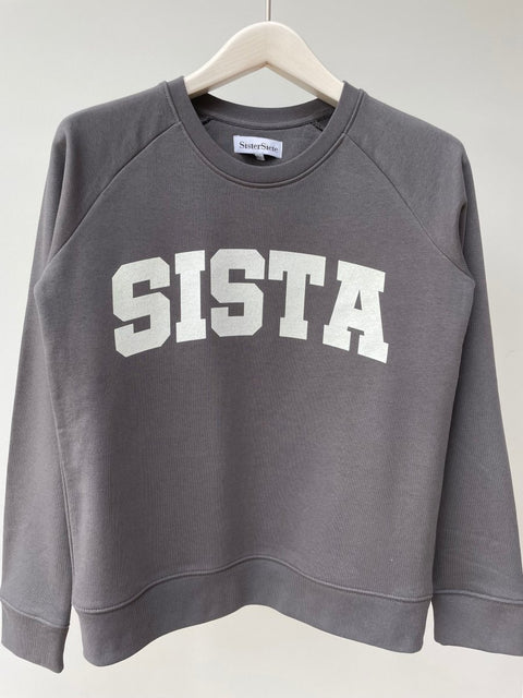 Anthracite Grey SISTA Sweatshirt - Sister Siete