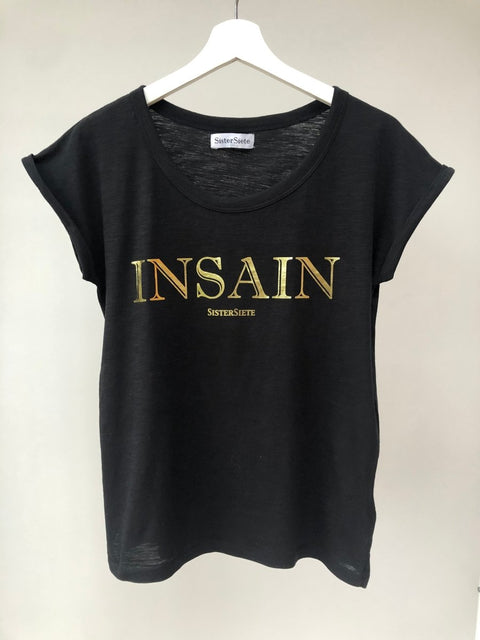 Black Insain T-Shirt - Sister Siete