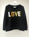 Black Love Relaxed Fit Sweatshirt - Sister Siete