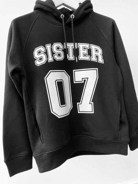 Black Sister 07 Hoodie - Sister Siete