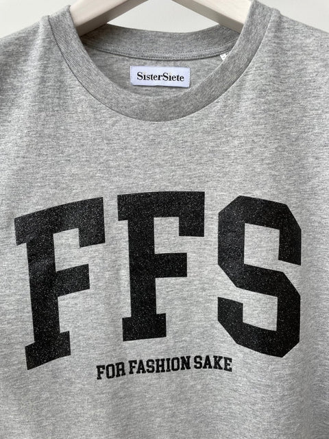 FFS For Fashion Sake Grey Oversized T-Shirt - Sister Siete