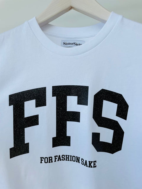 FFS For Fashion Sake White Oversized T-Shirt - Sister Siete