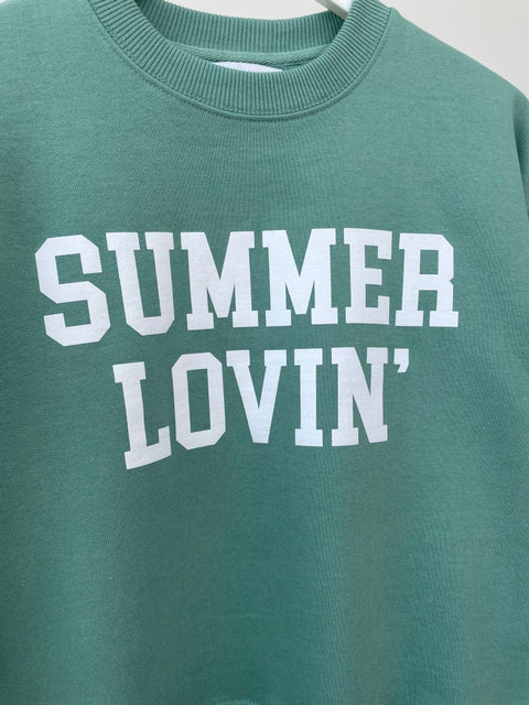 Green Summer Lovin' Sweatshirt - Sister Siete