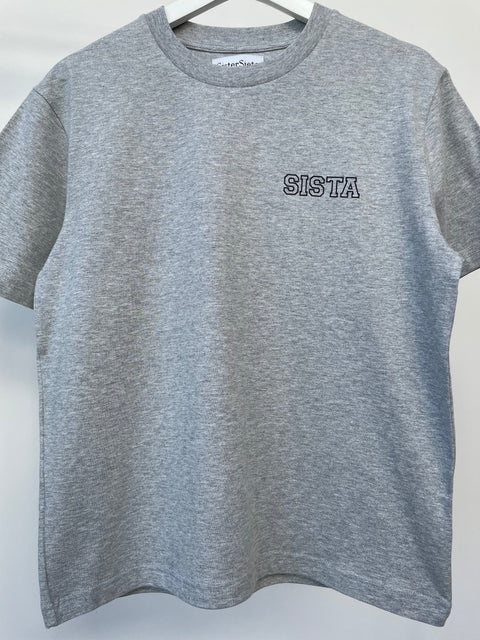 Grey Oversized Sista T-Shirt - Sister Siete