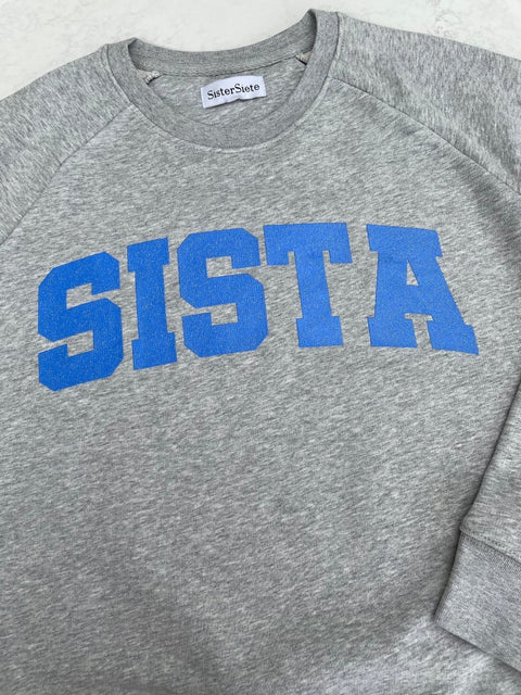 Grey SISTA Sweatshirt - Sister Siete